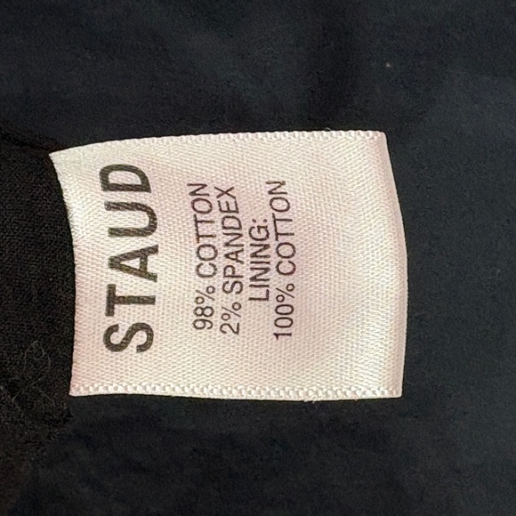 Staud Ida Smocked Midi Dress Black - Picture 5 of 5